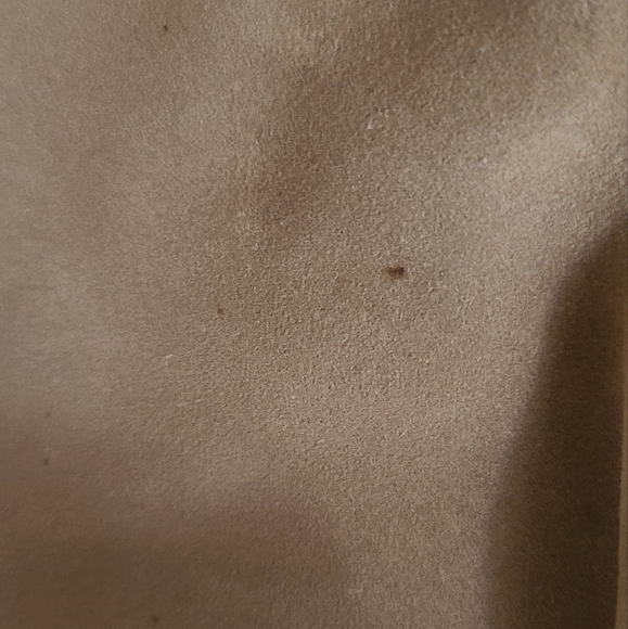 Vintage Suede Clutch With Rose Gold Chain - Picture 4 of 6